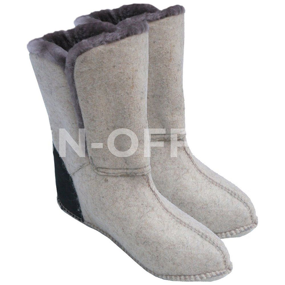 Сапоги зимние "Лось облегченные" (нубук/натуральный мех) 520-2                    