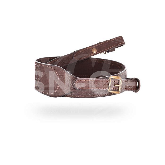Ремень ружейный фигурный кожа/кожа 302