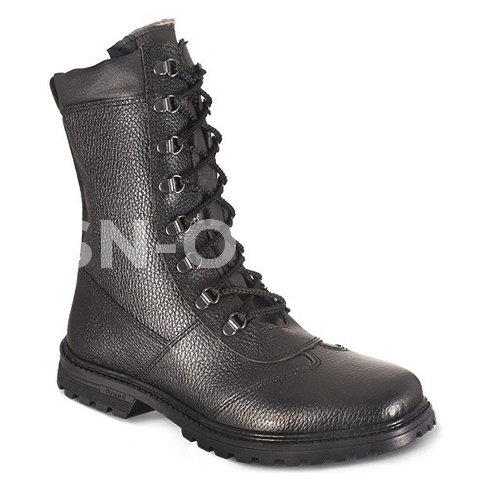 Ботинки на молнии "Ратник" зима (нат. Мех) 592-1